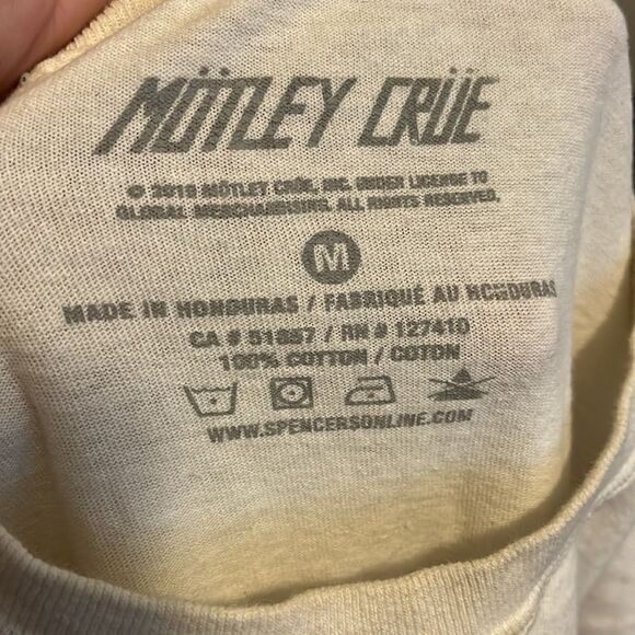 Motley Crue Every Mother’s Nightmare Tour White Graphic Shirt - Picture 10 of 10